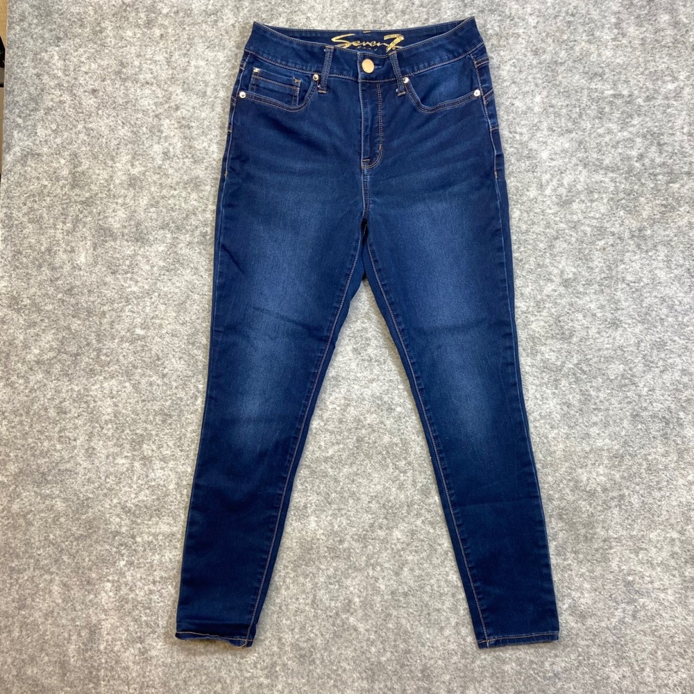 Seven7 Jeans Booty Shaper Legging Dark Wash Stretch Skinny Women Size 6‎